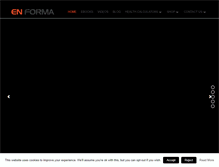 Tablet Screenshot of enforma.org